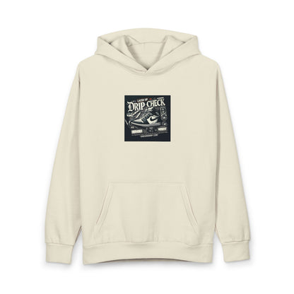 Drip Check Sneaker Graphic Hoodie — Retro Streetwear Pullover