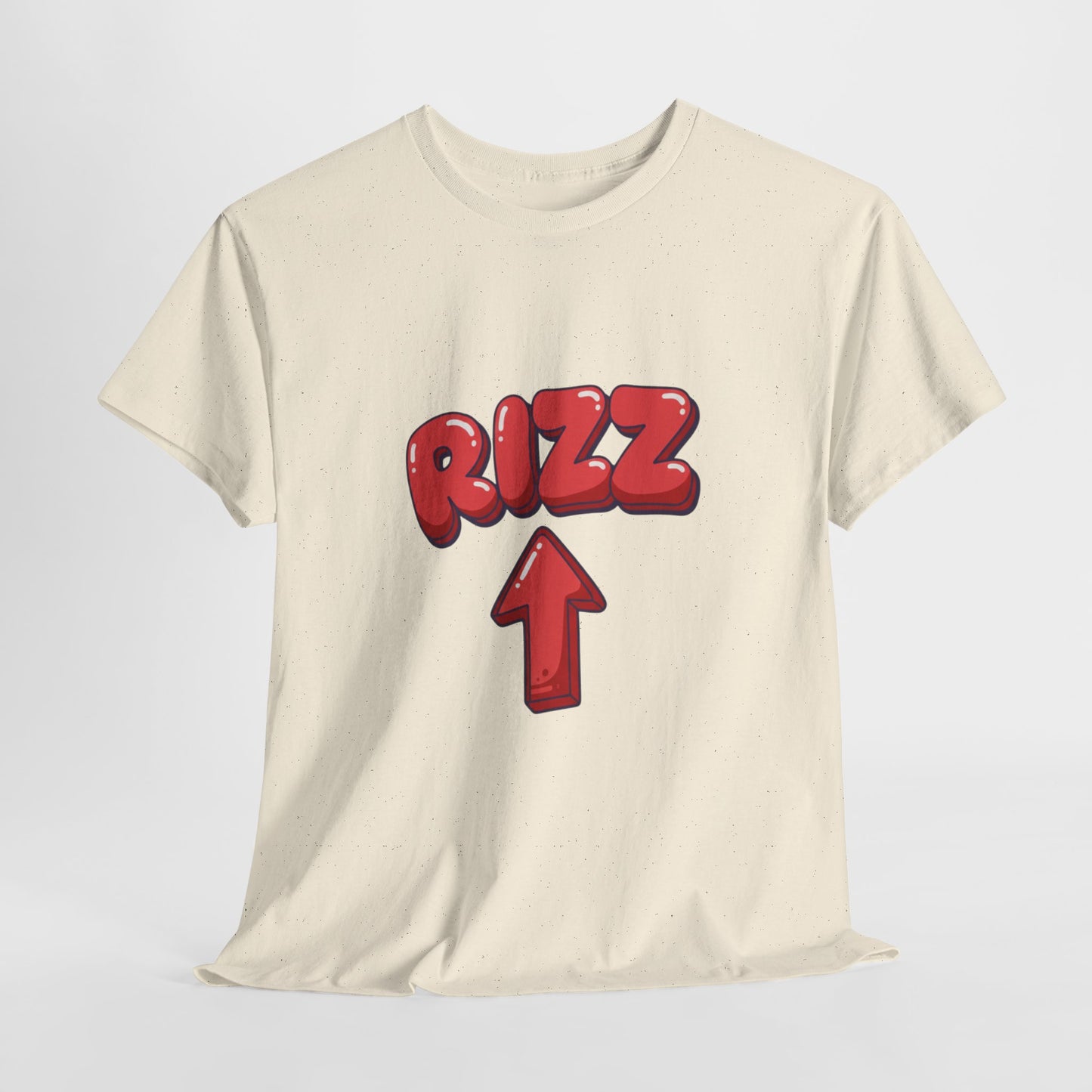 Adult Tee — Playful "RIZZ" Arrow Graphic Shirt