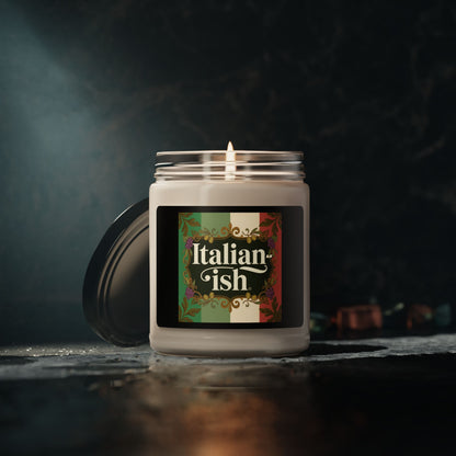 Italian-ish Scented Soy Candle, 9oz — Aromatic Gift for Foodies & Italy Lovers