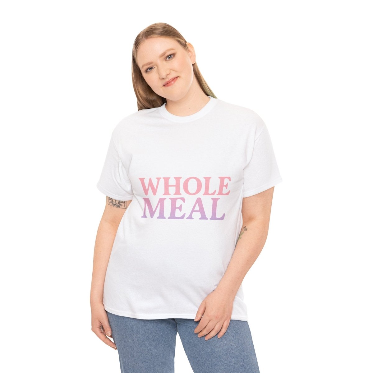 Whole Meal Tee — Pastel Gradient Graphic T‑Shirt - Sole & Drip