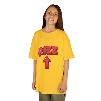 Kids Tee — Playful "RIZZ" Arrow Graphic Shirt - Sole & Drip