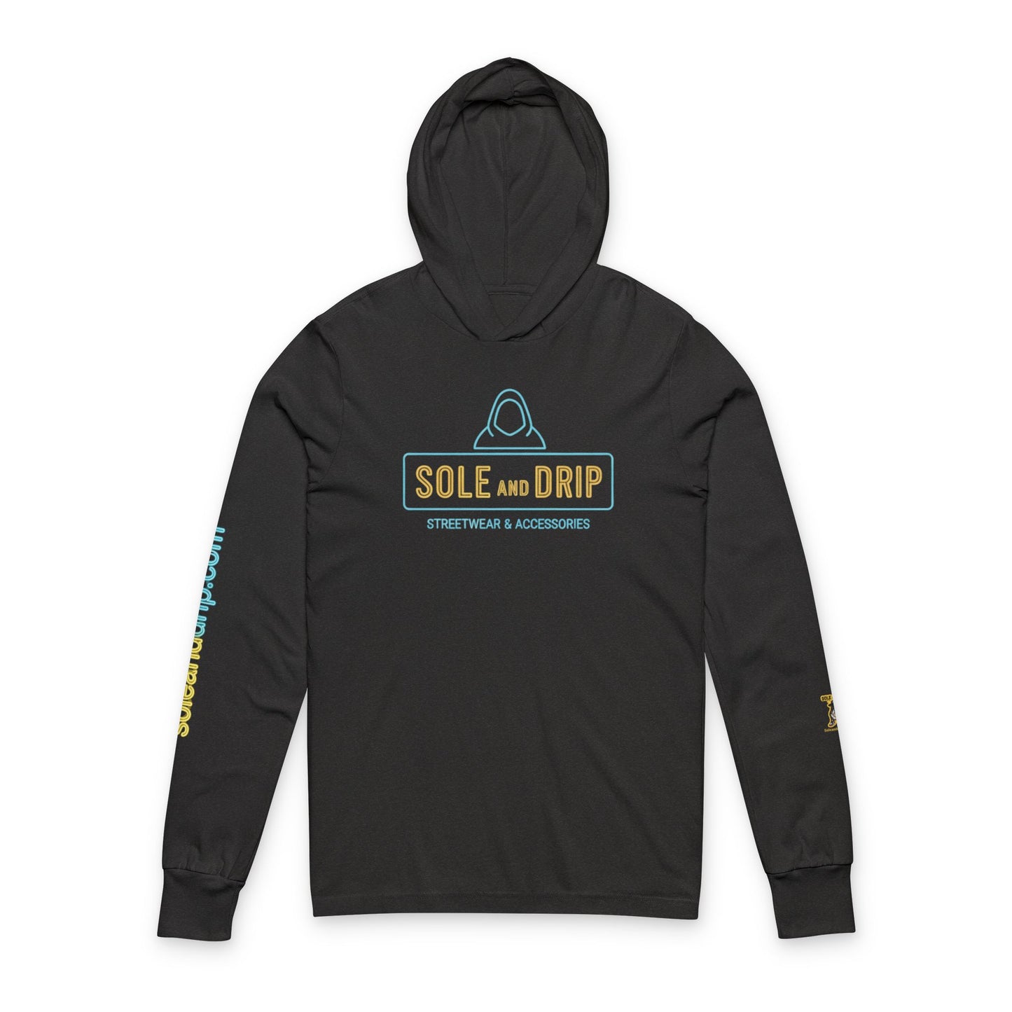 Sole and Drip Hooded Long-Sleeve Tee — Streetwear and Accessories