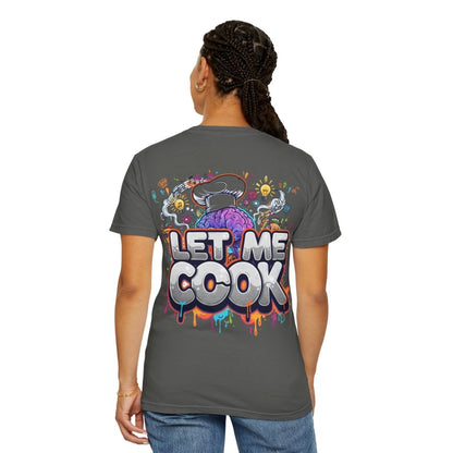 "Let Me Cook" T-Shirt — Colorful Chef Brain Illustration - Sole & Drip