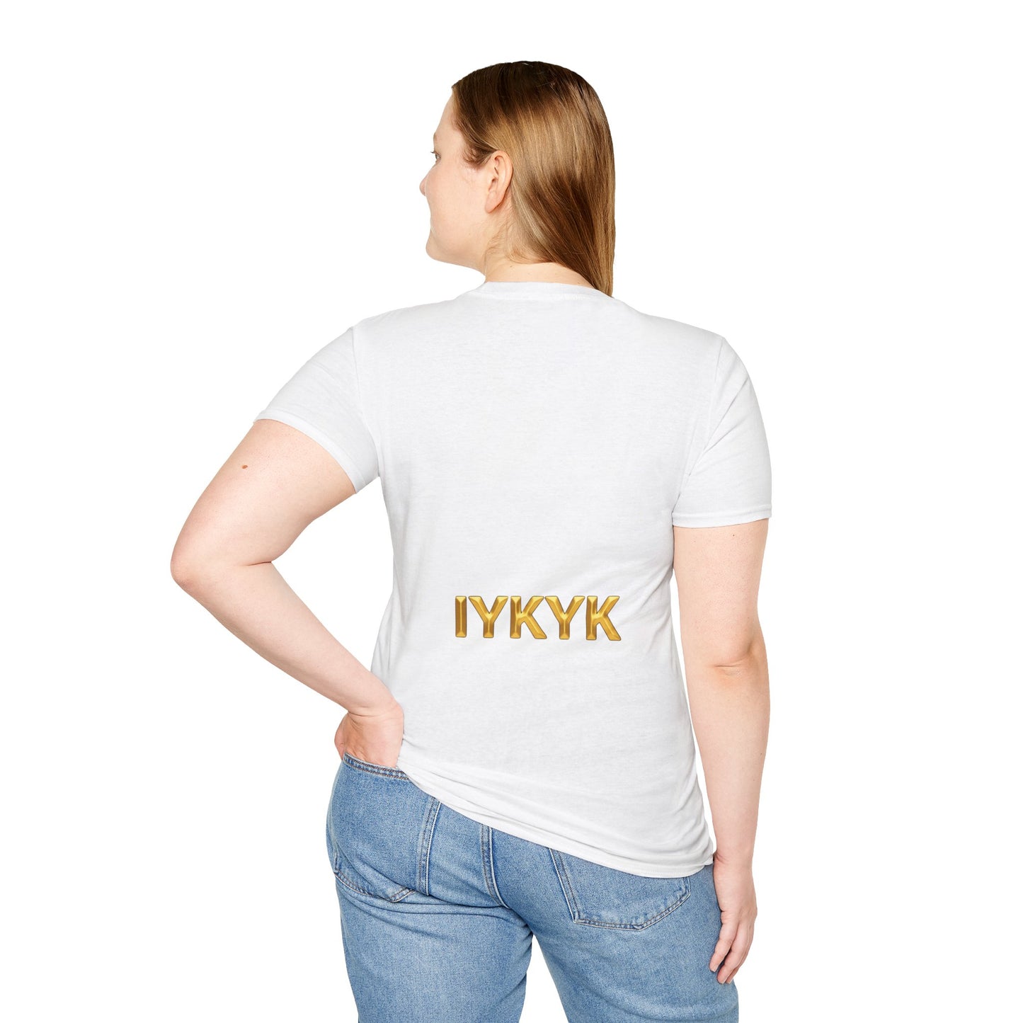 Graphic T-Shirt — Gold Hand Gesture 6 7 & IYKYK Streetwear Tee