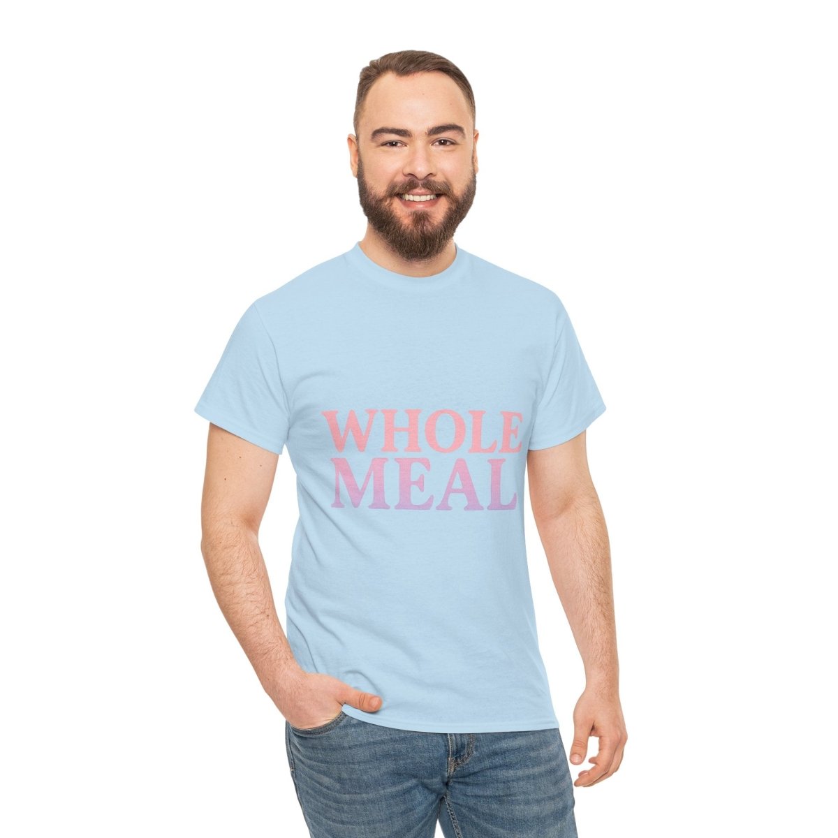 Whole Meal Tee — Pastel Gradient Graphic T‑Shirt - Sole & Drip