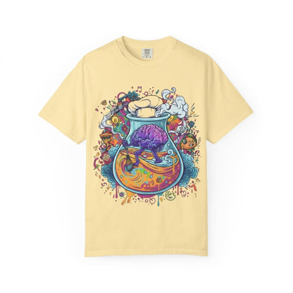 "Let Me Cook" T-Shirt — Colorful Chef Brain Illustration - Sole & Drip