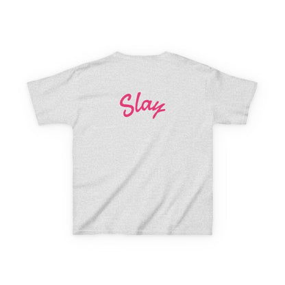 Kids Tee — Pink “Baddie 67” Front & “Slay” Back Graphic - Sole & Drip
