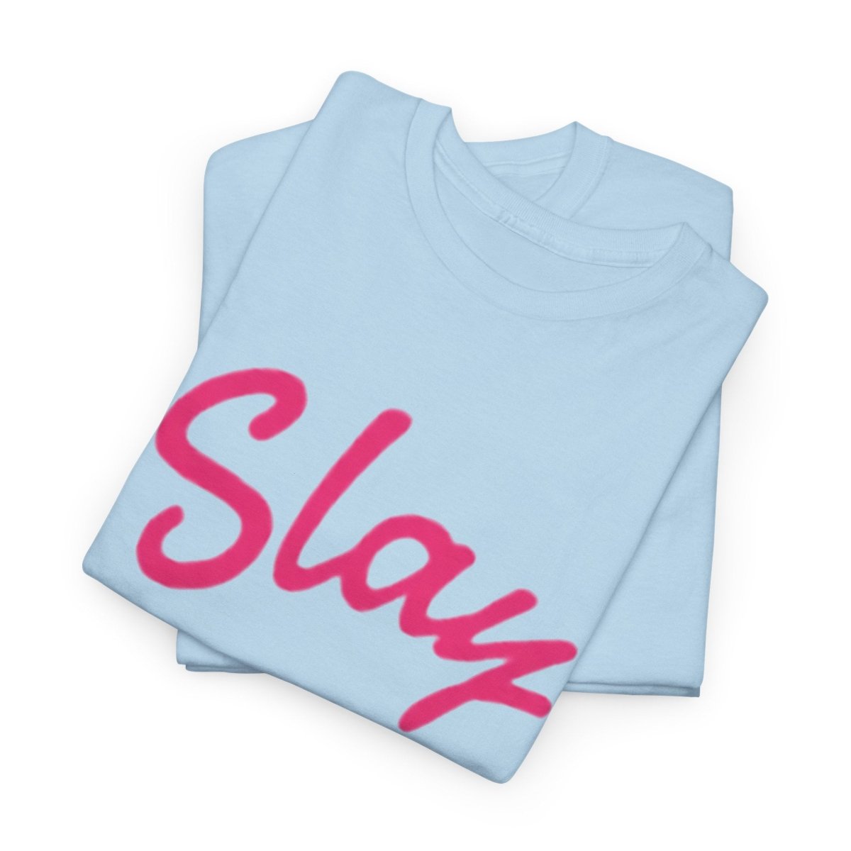 Slay Script T‑Shirt — Pink Script Graphic Tee for Trendy Women & Girls - Sole & Drip