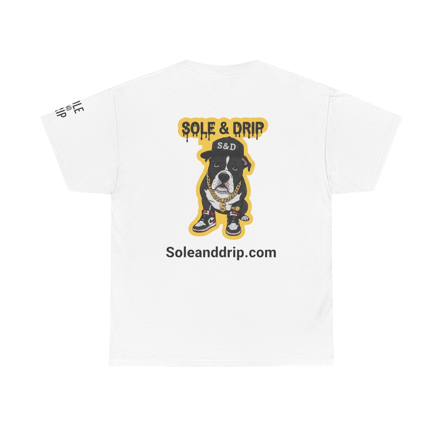 Sole and Drip Short Sleeve Tee — Sneaker Graphic Shirt with 'SOLE AND DRIP' Design