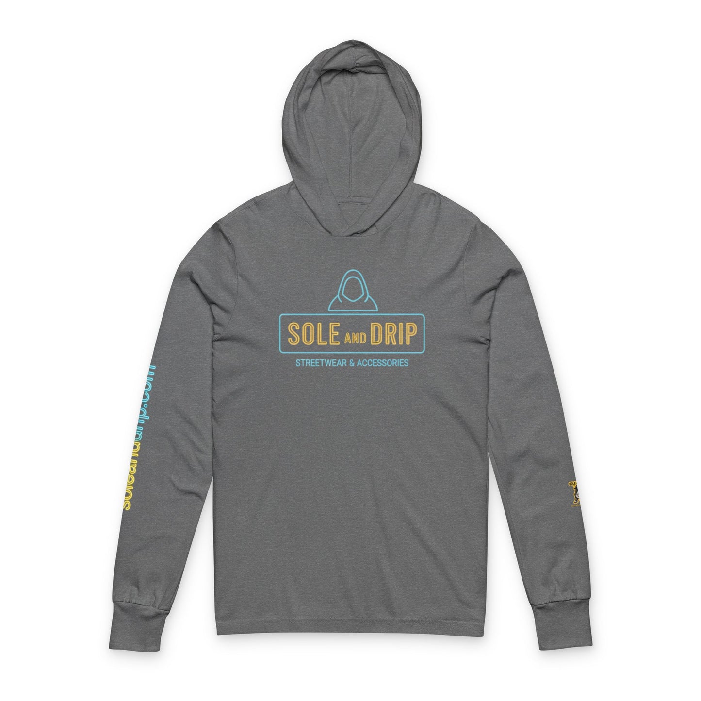 Sole and Drip Hooded Long-Sleeve Tee — Streetwear and Accessories