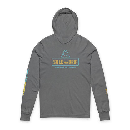 Sole and Drip Hooded Long-Sleeve Tee — Streetwear and Accessories