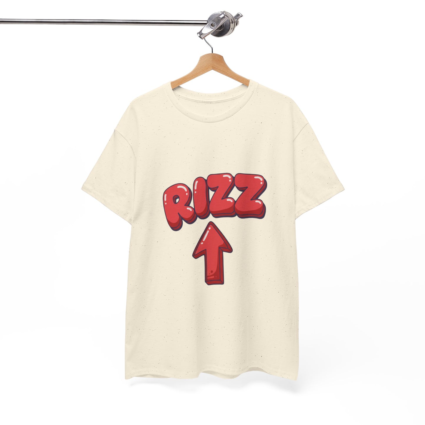 Adult Tee — Playful "RIZZ" Arrow Graphic Shirt