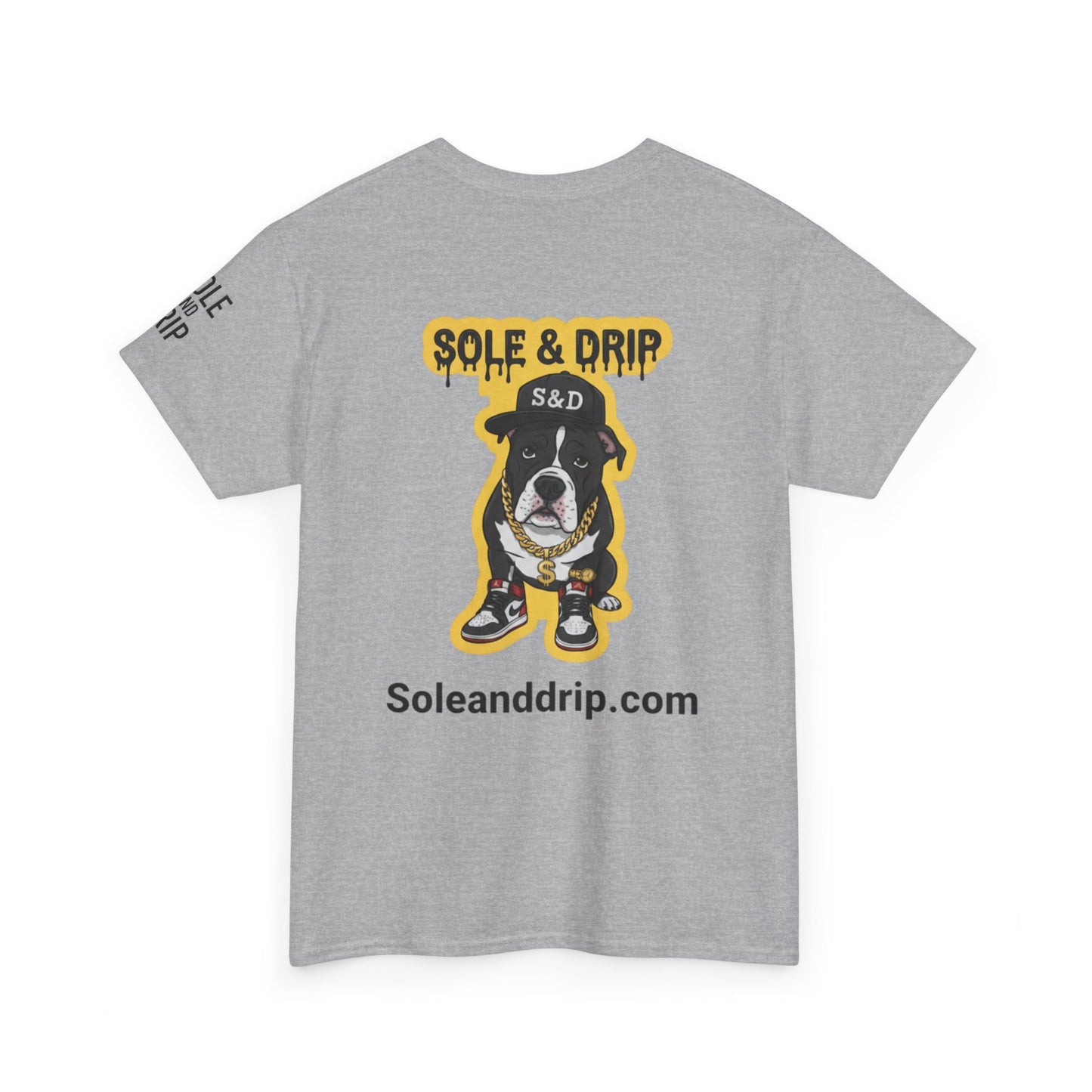 Sole and Drip Short Sleeve Tee — Sneaker Graphic Shirt with 'SOLE AND DRIP' Design