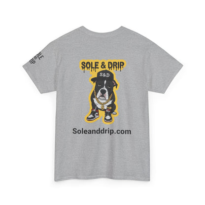 Sole and Drip Short Sleeve Tee — Sneaker Graphic Shirt with 'SOLE AND DRIP' Design