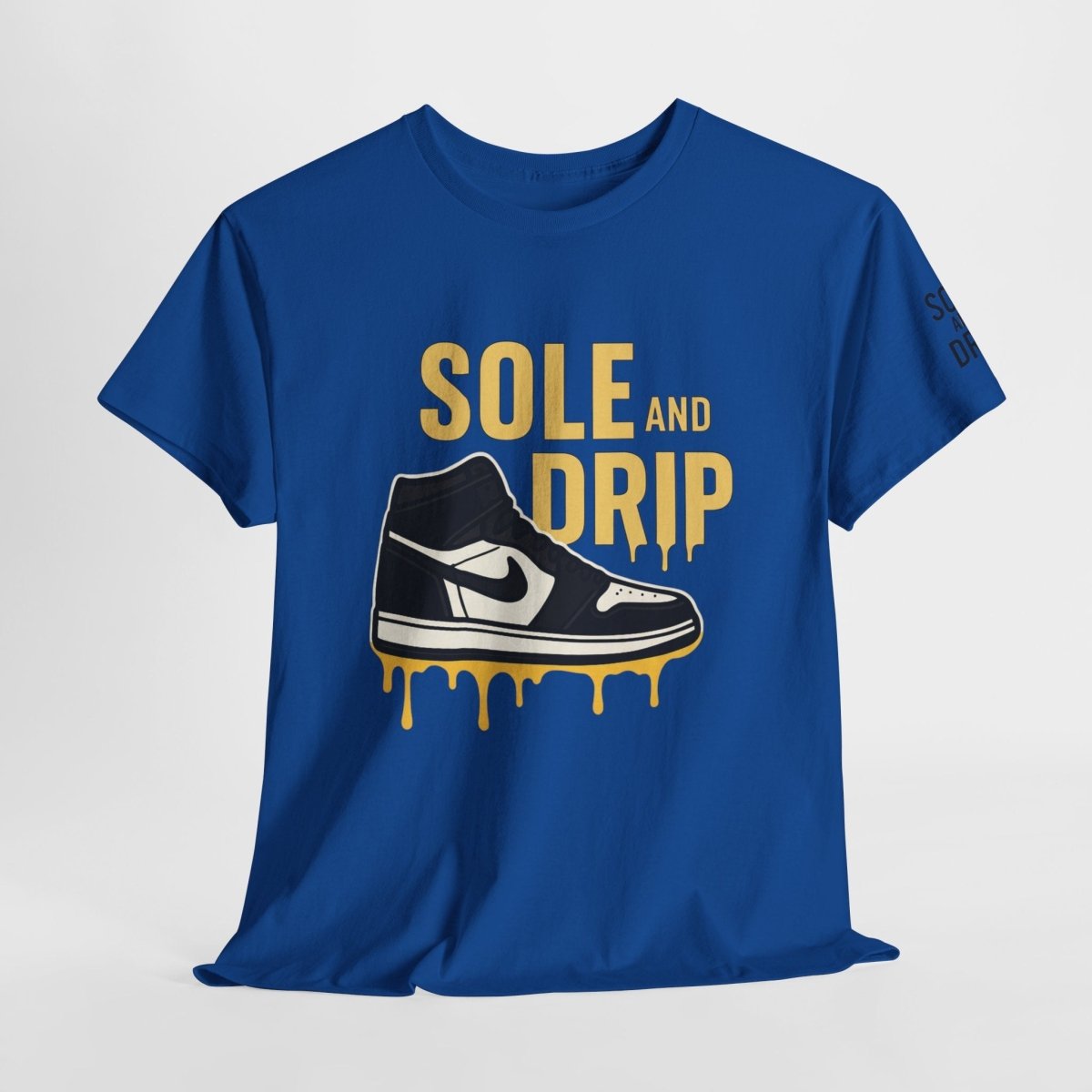 Sole and Drip Short Sleeve Tee — Sneaker Graphic Shirt with 'SOLE AND DRIP' Design - Sole & Drip