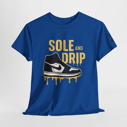 Sole and Drip Short Sleeve Tee — Sneaker Graphic Shirt with 'SOLE AND DRIP' Design - Sole & Drip