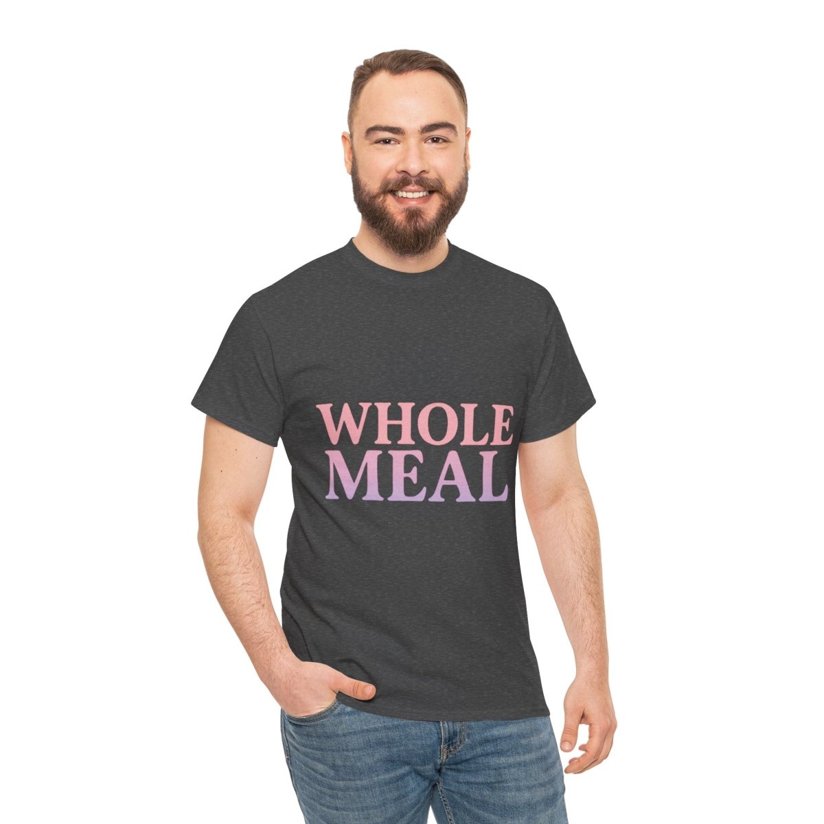Whole Meal Tee — Pastel Gradient Graphic T‑Shirt - Sole & Drip