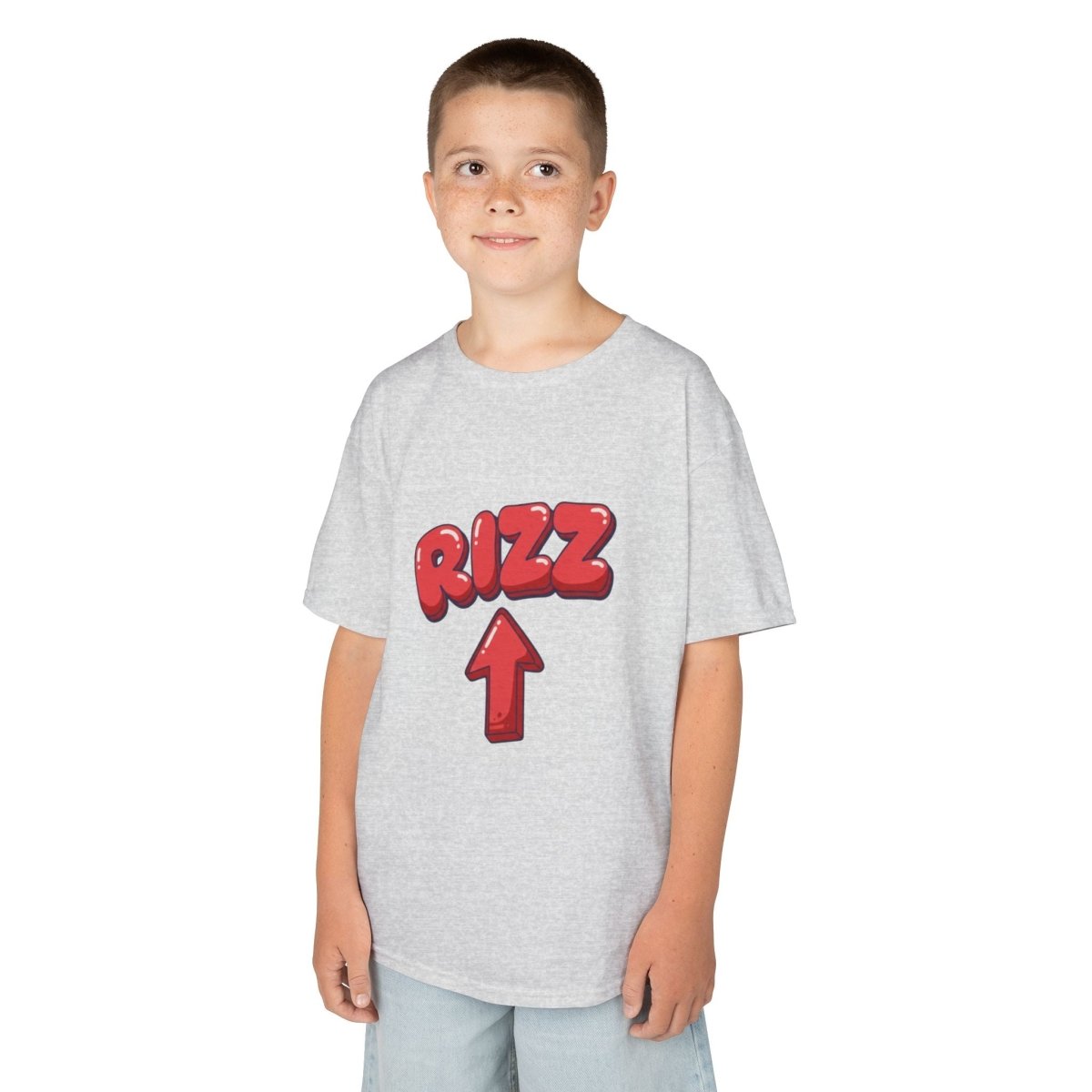 Kids Tee — Playful "RIZZ" Arrow Graphic Shirt - Sole & Drip