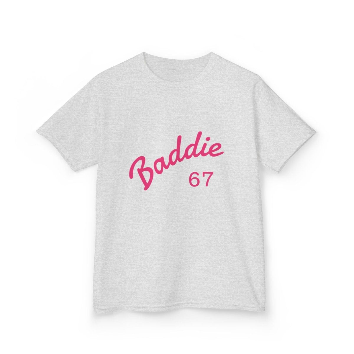 Kids Tee — Pink “Baddie 67” Front & “Slay” Back Graphic - Sole & Drip