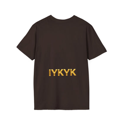 Graphic T-Shirt — Gold Hand Gesture 6 7 & IYKYK Streetwear Tee