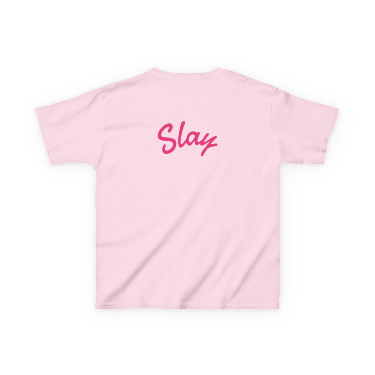 Kids Tee — Pink “Baddie 67” Front & “Slay” Back Graphic - Sole & Drip
