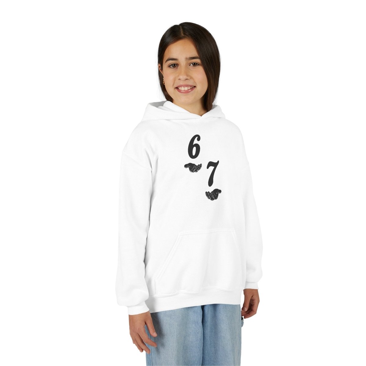 Youth Hoodie — 6 7 Graphic Hoodie - Sole & Drip