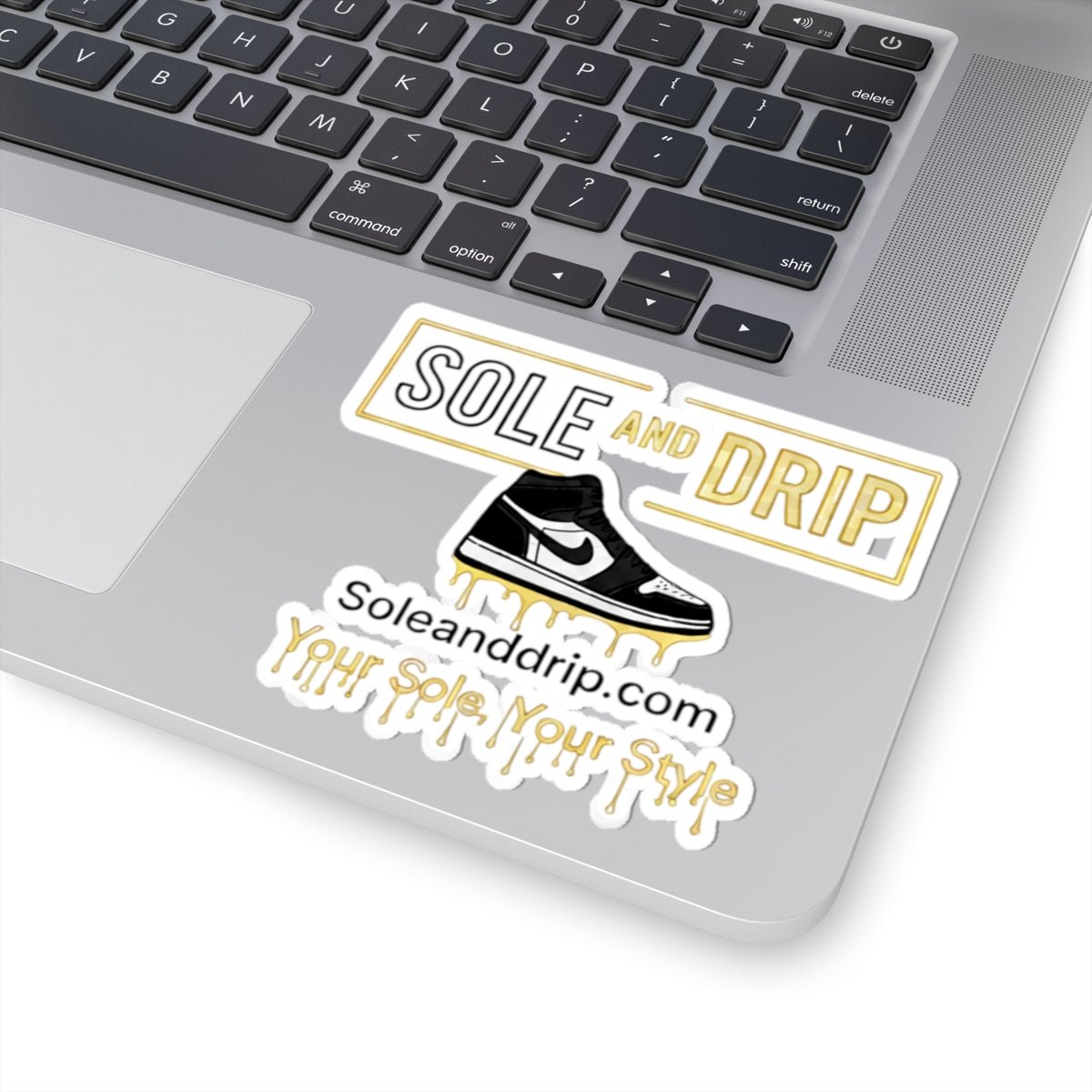 Sole and Drip Sticker — Sneaker Logo Kiss - Cut Decal ("Your Sole, Your Style") - Sole & Drip
