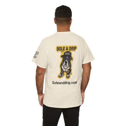 Sole and Drip Short Sleeve Tee — Sneaker Graphic Shirt with 'SOLE AND DRIP' Design - Sole & Drip