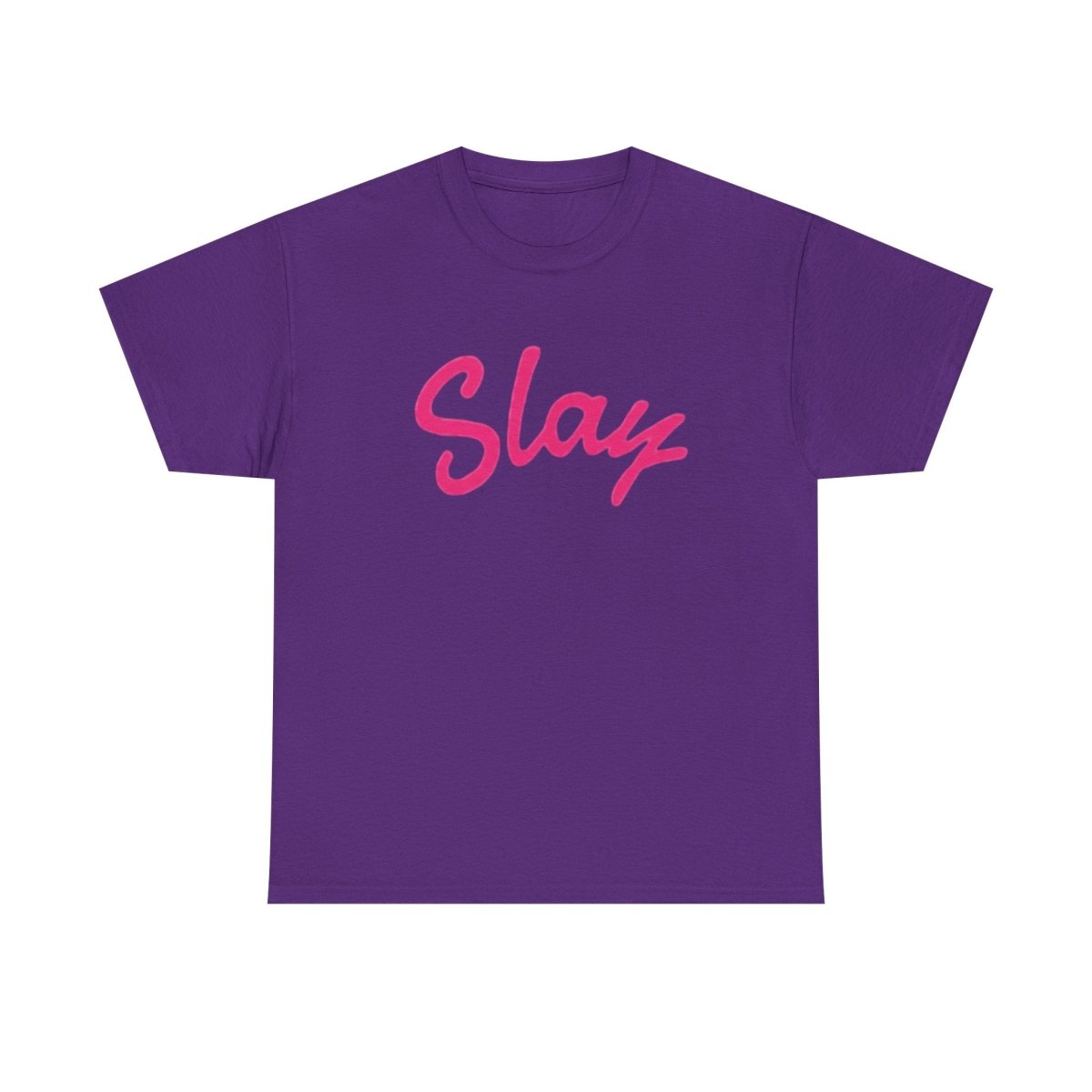 Slay Script T‑Shirt — Pink Script Graphic Tee for Trendy Women & Girls - Sole & Drip