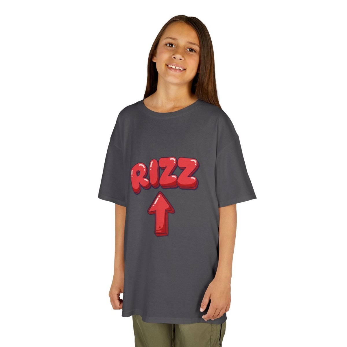 Kids Tee — Playful "RIZZ" Arrow Graphic Shirt - Sole & Drip