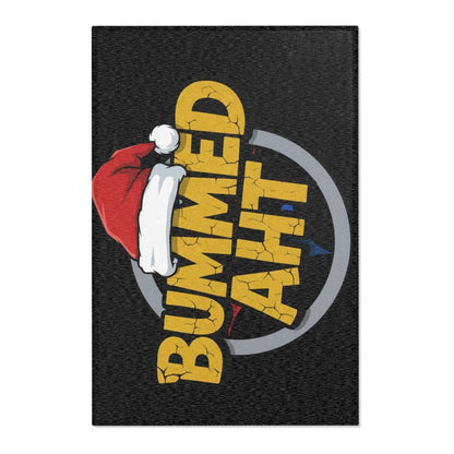 Bummed Aht Christmas Area Rug – Funny Santa Hat Holiday Doormat - Sole & Drip