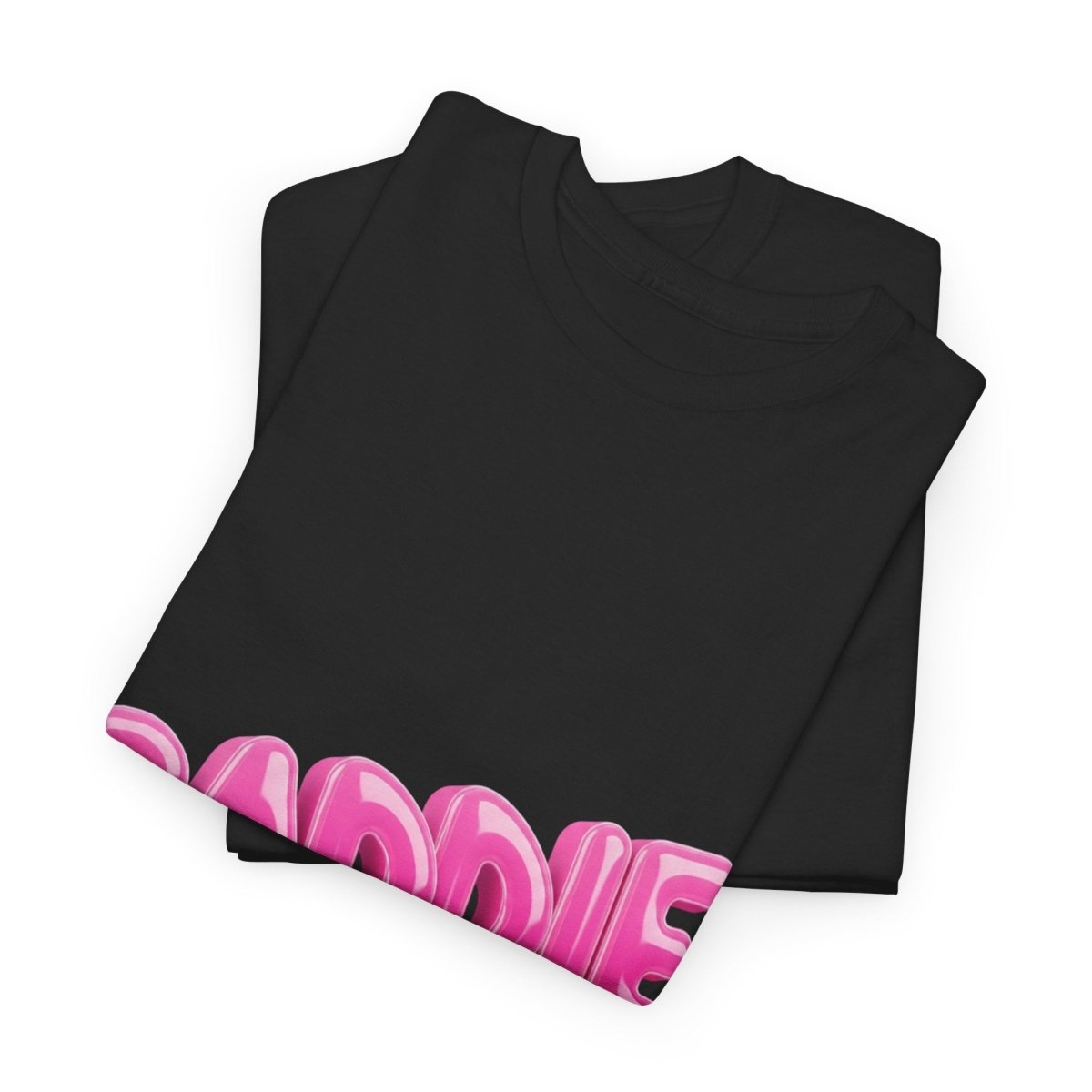 Baddie Pink Bubble Text Tee - Trendy Graphic T-Shirt - Sole & Drip