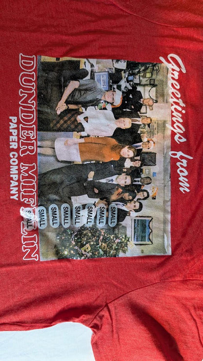 Greetings from Dunder Mifflin The Office "the Office Christmas shirt" Small