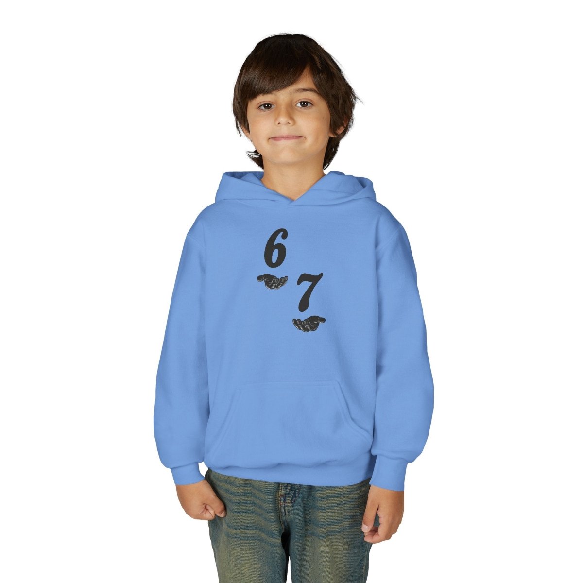 Youth Hoodie — 6 7 Graphic Hoodie - Sole & Drip