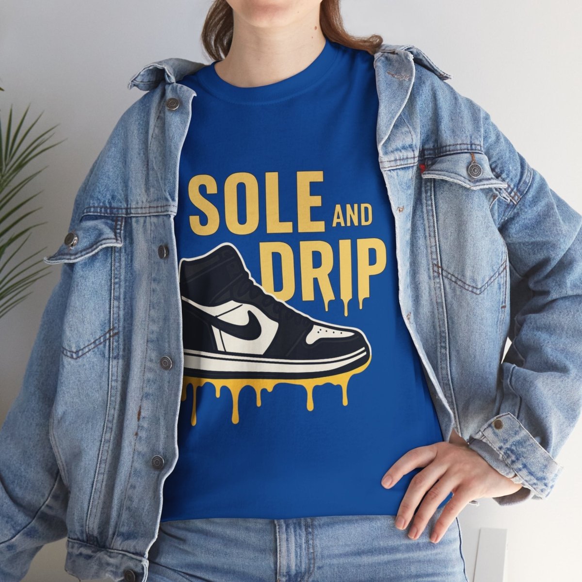 Sole and Drip Short Sleeve Tee — Sneaker Graphic Shirt with 'SOLE AND DRIP' Design - Sole & Drip