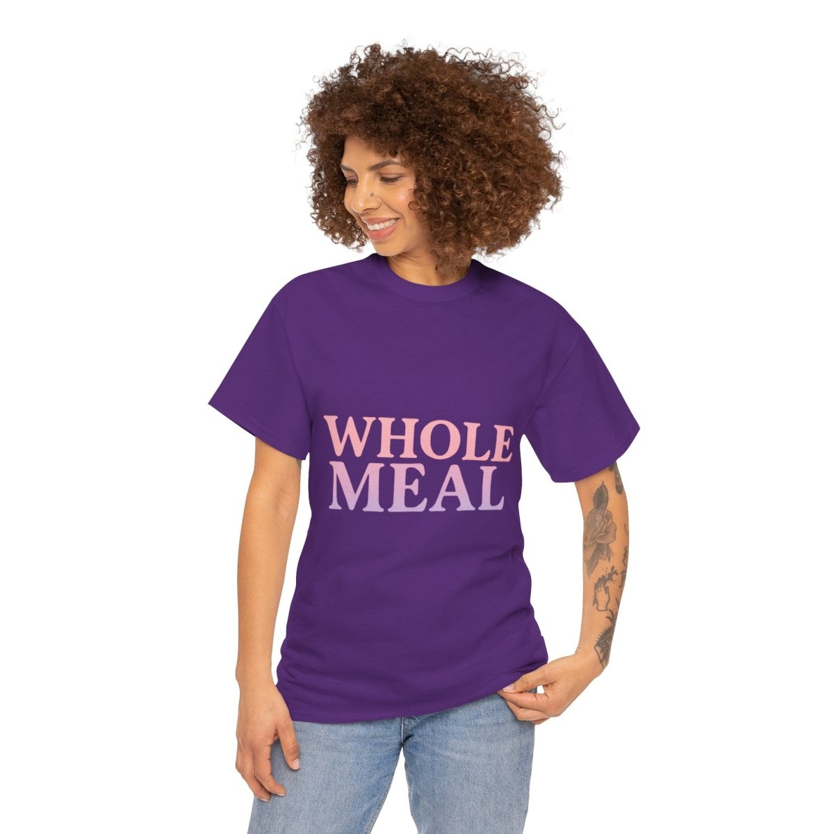 Whole Meal Tee — Pastel Gradient Graphic T‑Shirt - Sole & Drip