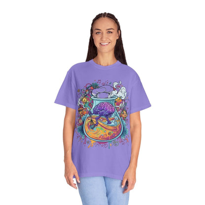 "Let Me Cook" T-Shirt — Colorful Chef Brain Illustration - Sole & Drip