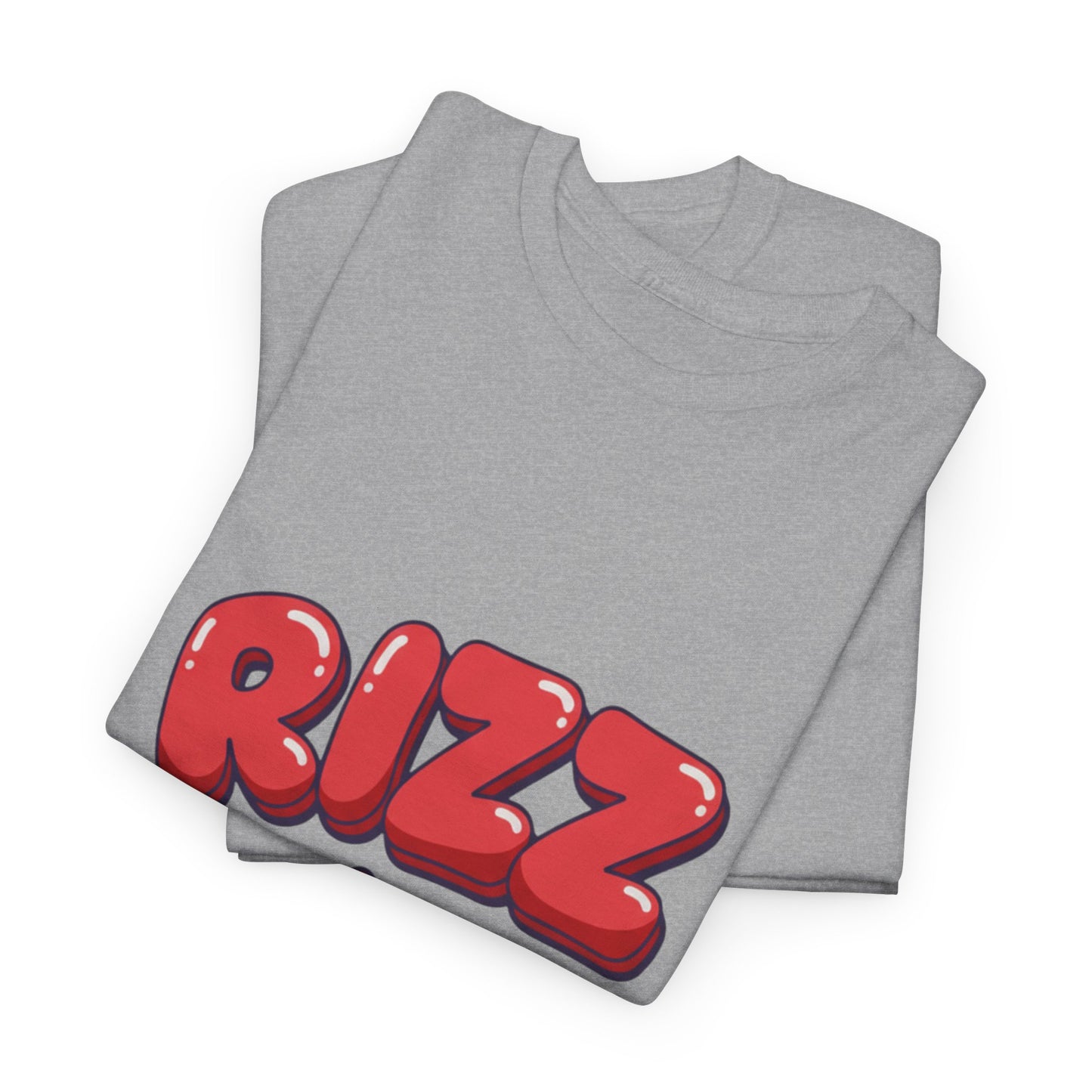 Adult Tee — Playful "RIZZ" Arrow Graphic Shirt