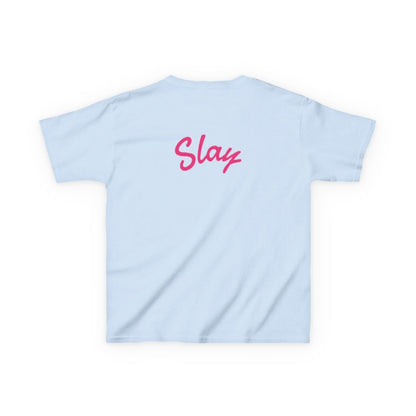 Kids Tee — Pink “Baddie 67” Front & “Slay” Back Graphic - Sole & Drip