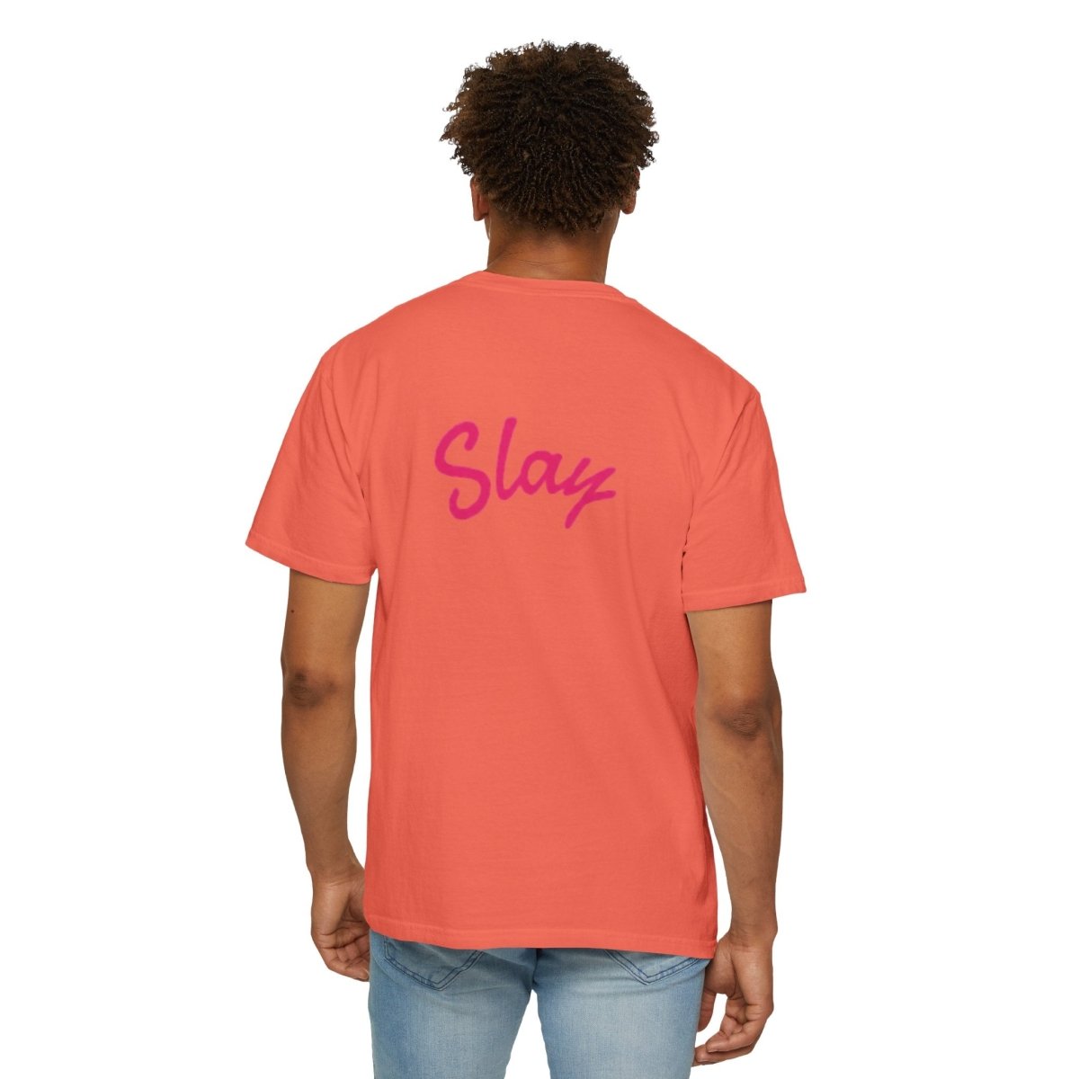 Baddie 67 T-Shirt — Pink Script "Baddie" Front & "Slay" Back - Sole & Drip