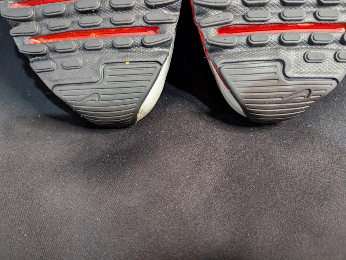 Nike Air Max Graviton Mid Silver Chilling Red US 13 Used w/ Box 616045 - 006 - Sole & Drip