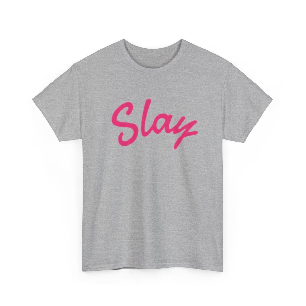 Slay Script T‑Shirt — Pink Script Graphic Tee for Trendy Women & Girls - Sole & Drip
