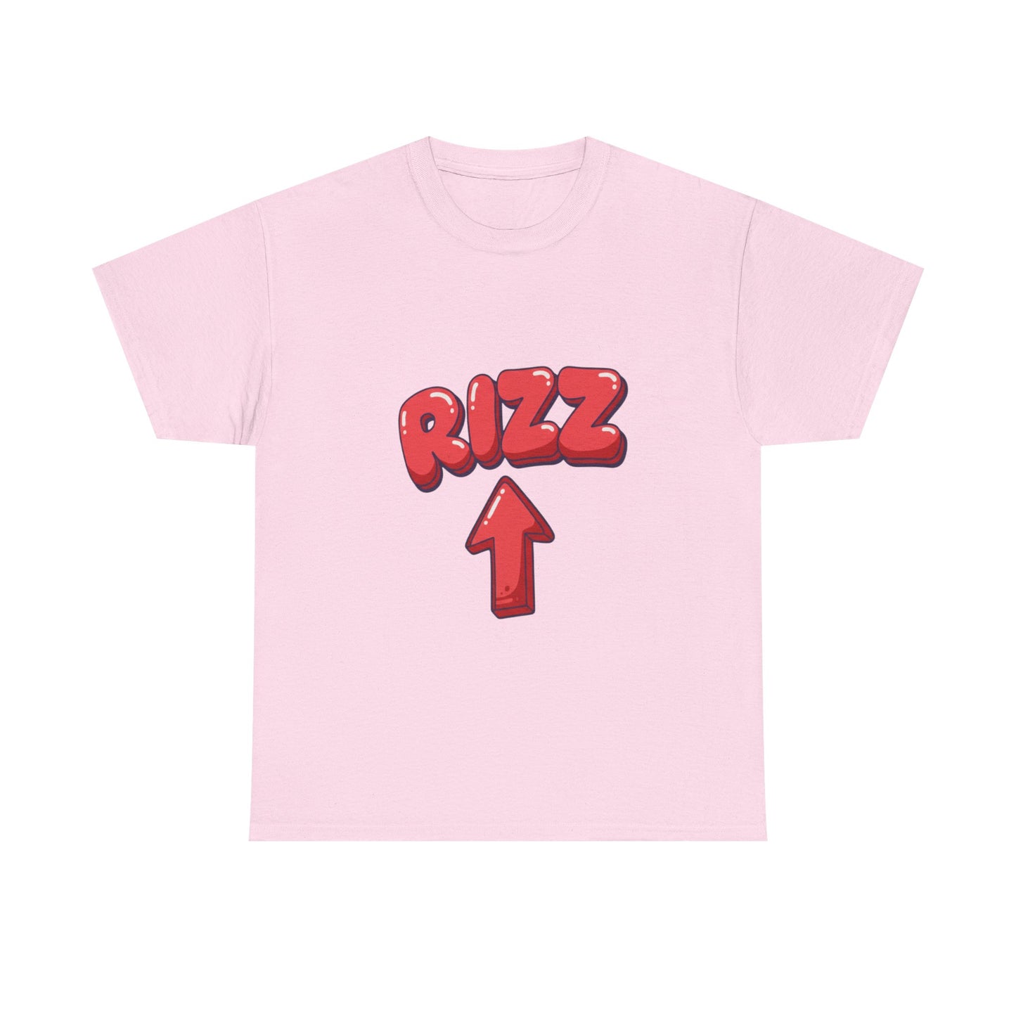 Adult Tee — Playful "RIZZ" Arrow Graphic Shirt