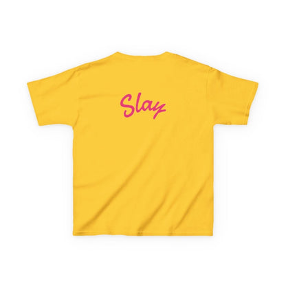 Kids Tee — Pink “Baddie 67” Front & “Slay” Back Graphic - Sole & Drip