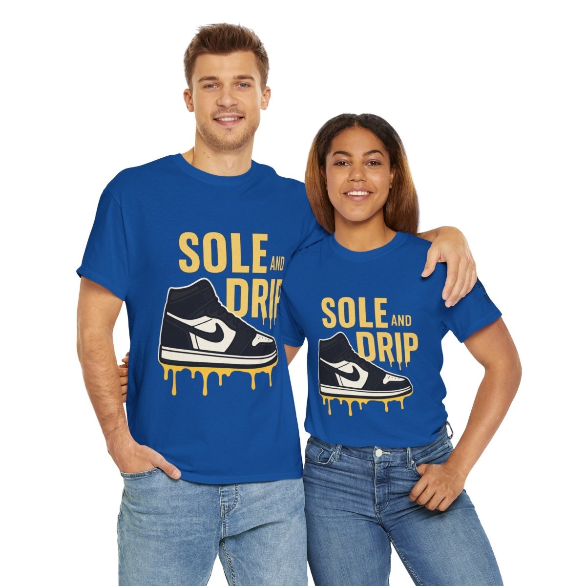 Sole and Drip Short Sleeve Tee — Sneaker Graphic Shirt with 'SOLE AND DRIP' Design - Sole & Drip