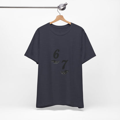 6 7 W hands Tee — Minimal 6 7 w/hands Graphic T-Shirt - Sole & Drip