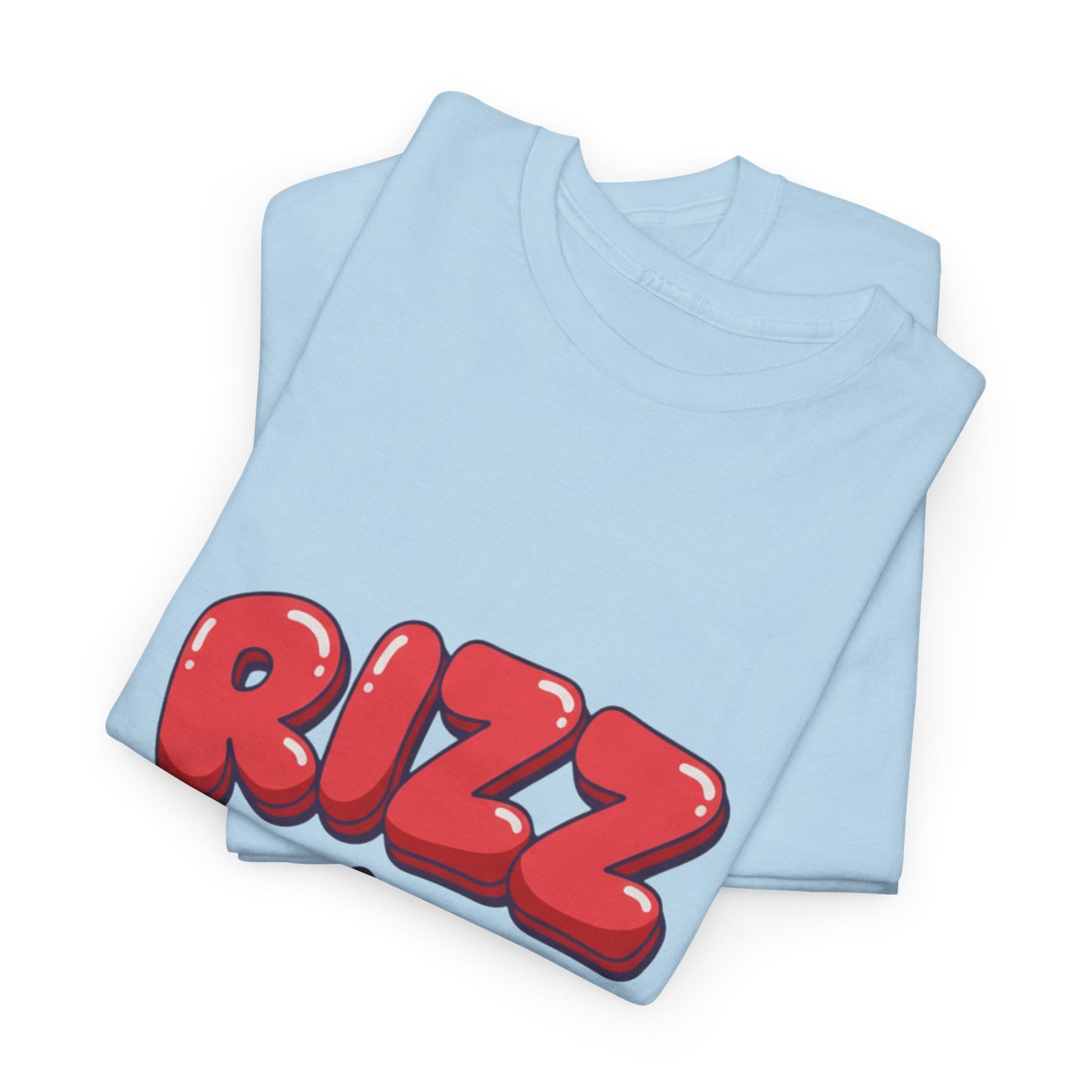 Adult Tee — Playful "RIZZ" Arrow Graphic Shirt