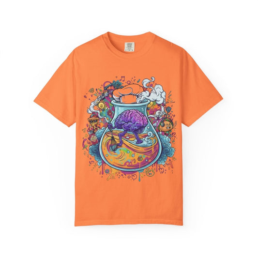 "Let Me Cook" T-Shirt — Colorful Chef Brain Illustration - Sole & Drip