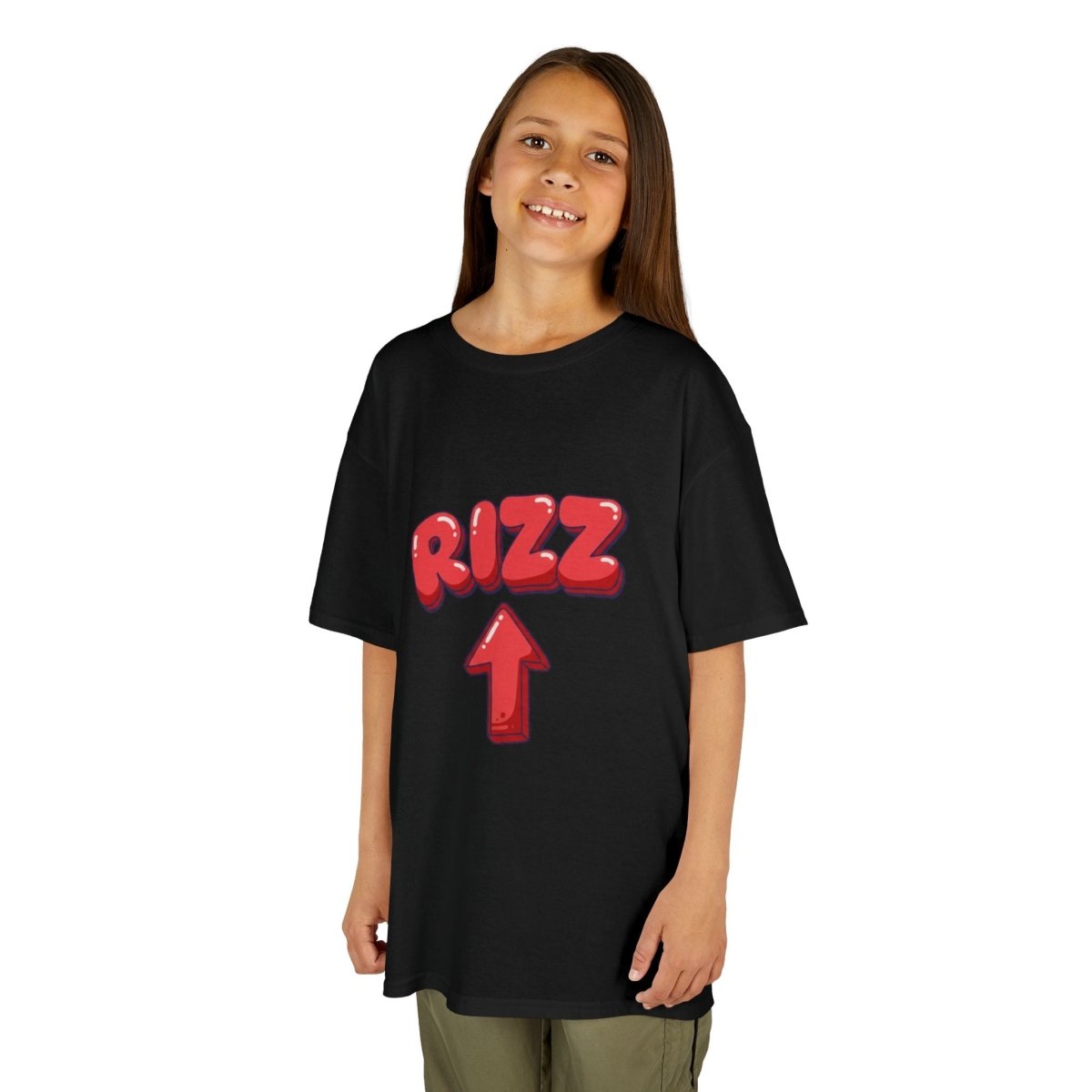 Kids Tee — Playful "RIZZ" Arrow Graphic Shirt - Sole & Drip