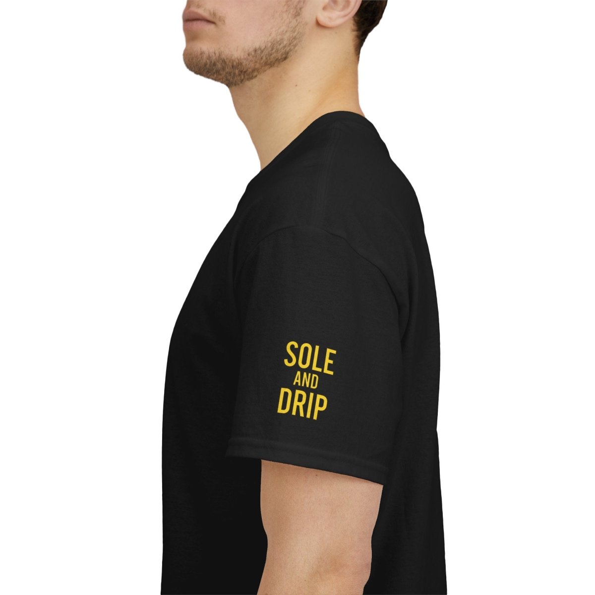 Sole and Drip Short Sleeve Tee — Sneaker Graphic Shirt with 'SOLE AND DRIP' Design - Sole & Drip